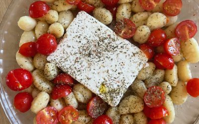 Gnocchis à la fêta rôti et aux tomates cerises