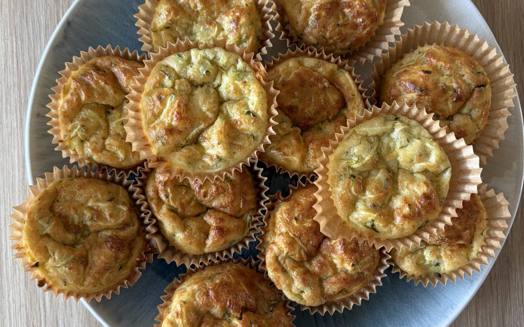 Muffin courgettes / fromage de chèvre frais