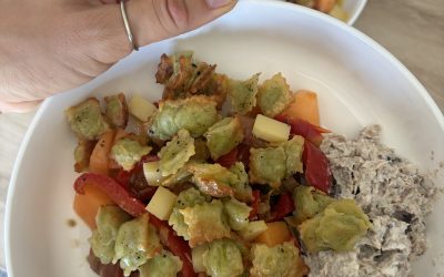 Salade de ravioles grillées